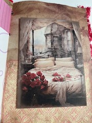 valentines junk journal scrapbook tassel pen clip 62 rabbits pink bow