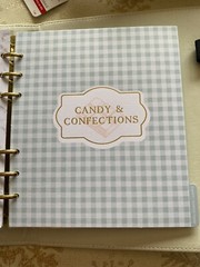 RECOLLECTION 179 PC BAKING RECIPE PLANNER KIT WALL ART ROLLING PIN ~ NEW