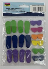 Darice “3D Sticker Flip Flops” Sunglasses Shirt Summer Themed Scrapbooking NIP