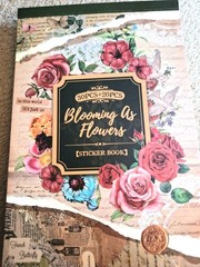 50 Pgs Detailed Beautiful Floral Sticker Book & Eph Paper 22pgs & 375 Stickers