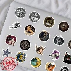 DYWHG Astronomy Retro Stickers 50pcs