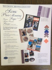 2001 Creative Memories Scenic photo mounting paper