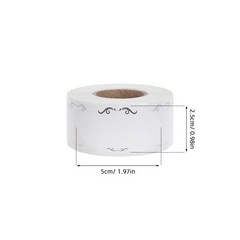 Blank Writable Stickers on Roll White Self Adhesive Labels for Easy Note Taking