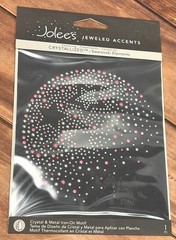 JOLEES JEWELED ACCENTS 56-40099 STARDUST CRYSTAL & METAL IRON ON WITH SWAROVSKI
