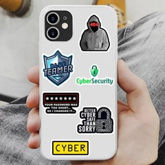 Cybersecurity & Hacker-Themed Waterproof Vinyl Stickers for Tech, Coding, etc