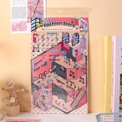 Miniature Scene Stickers Crafts Kid’s Toy Creation Stationery Desktop Decoration