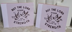 Set/2 stickers for laptop, diary, mug, mirror & More 2″w x 2″t But the Lord….