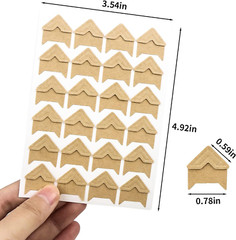 12 Sheets/288 PCS Photo Corner Stickers, Self-Adhesive