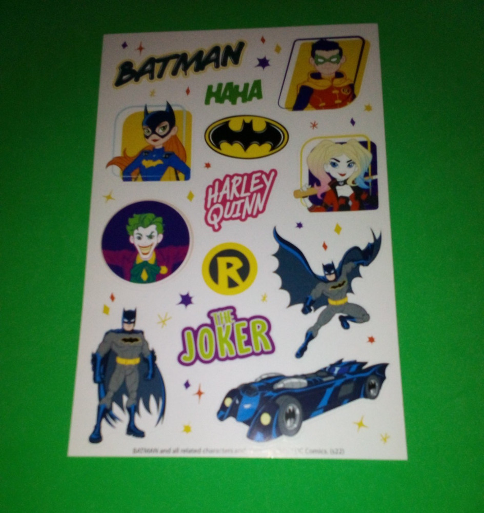 DC Comics Batman Sticker Sheet American Greetings Scrapbooking