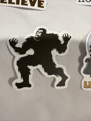 Lot of 10 Assorted Outdoor Bigfoot Sasquatch Yeti Swamp Ape Believe Stickers