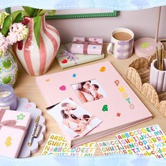 44 Sheets Letter Stickers 0.5 Inch 4972Pcs Alphabet Stickers 1/2 Inch Small V…