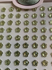 3D ADHESIVE GEMSTONE FLOWER FLORAL DESIGN 70 PCS