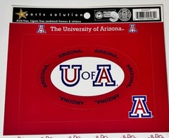 University of Arizona Wildcats NCAA Cardstock Sticker Frame