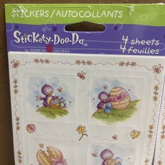 Vintage American Greetings Easter Chick Stickers 20 Sheets 5 Packages