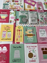 VERY RARE- BAKE ME HAPPY MADE WITH LOVE ICON PAPER DOODLE-POPS STICKER DOODLEBUG