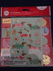 Christmas Scrapbooking Stickers & Gift Tags Lot Of 16
