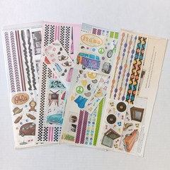 Creative Memories ’40s/’50s/’60s/’70s Decade Sticker Sets- 6 Sheets Each