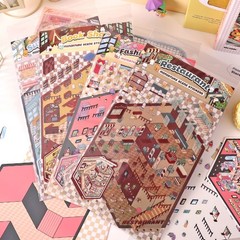 Miniature Scene Stickers Crafts Kid’s Toy Creation Stationery Desktop Decoration