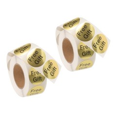 1000 Pcs Free Gift Stickers Adhesive Present Sealing Appreciation