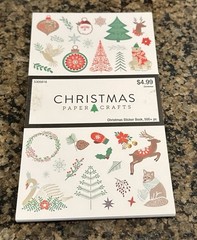 Hobby Lobby CHRISTMAS 2021 Sticker Book 8 Pages Holiday 500+ Pieces