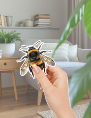 Honey Bee Die Cut Vinyl Stickers Set Scrapbooking Laptop Waterbottle