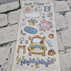 Baby Themed Scrapbooking Stickers Lot Of 3 Sheets Tub Time Babies On The Go