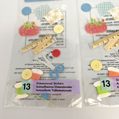 Vintage Jolee’s Sewing Machine & Notions Sticker Lot- NOS- Set of 3