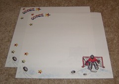 It Take Two Single Sided 12×12 Paper(2) ~ Hockey