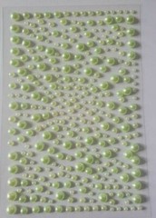 CraftbuddyUS 325 MINT Pearl Self Adhesive Diamante Rhinestone Gems