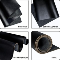 Genuine Leather Hide | 1.8-2.0 mm Thick | Full Grain Leather Sheet & Pieces for