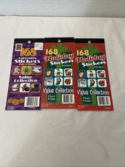 Lot Of 3 Sticker Books 168 PMG Halloween Unused 326 PMG Christmas Holiday NEW