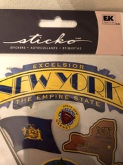 Sticko New York The Empire State Stickers -11 Pcs NEW!