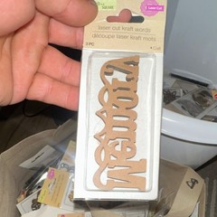 Crafter’s Square Laser Cut Kraft Words & Icons Lot Mermaid Beauty Inspirational
