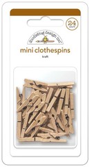 Doodlebug Embellishment Lot Mini Clothespins Add Dimension Projects 14 Colors