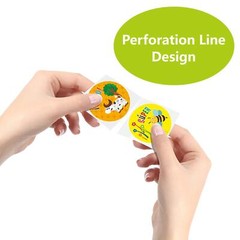 600 Pcs Motivational Spanish Round Sticker Teacher Reward Stickers for Classroom