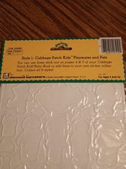 Vintage 80’s Cabbage Patch Kids Puffy Stick-Ons Stickers NEW Unopened
