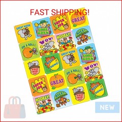 Carson Dellosa 120PC Fall Must Haves Stickers, 6 Sheets of Pumpkin, Autumn Leave