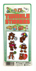 1983 Imperial Toy Corp. NEW 1 Pack Twinkle Stickers Prismatic Bears Teddy Soccer