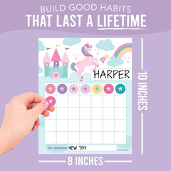Sticker Chart for Kids Behavior at Home & Classroom – 25 Reward Chart for Kid…