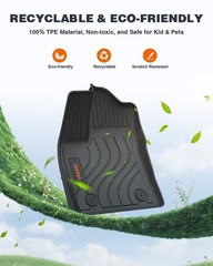 Floor Mats for Toyota Tundra 2022-2025 2026 CrewMax Cab(3rd Gen), Anti-Slip C…