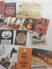 Halloween Die Cuts-Gift Tags~45 Pieces~Mixed Media~Journal~Scrapbook~on Sale!