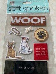 SOFT SPOKEN ME & MY BIG IDEAS 3D STICKERS PETS DOG CAT