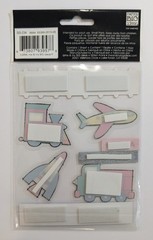Boys Toys Little Boy Plane Train Truck Scrapbooking Stickers By Soft Spoken