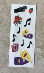 Creative Memories Scrapbooking Stickers SCHOOL THEATER COMEDY TRAGEDY GET 2*