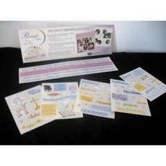 Lot 1 LightBlue Photo Mounting Paper, Gr Length Stickers Religious