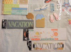 Lot of Vacation Theme Stickers for Scrapbooking, Journal & Greeting Card Making