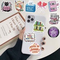 50/100PCS Book Reading Series Sticker Personalized Cartoon Diary Phone Skateboar