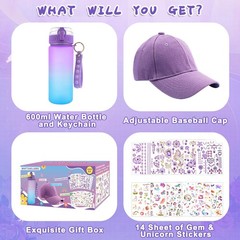 Christmas Gifts for Girls 4-12, Decorate Your Own Water Bottle and Baseball C…