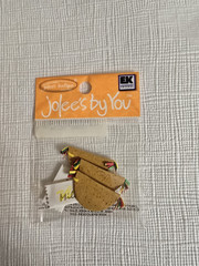 RARE Tacos & Hot Sauce Jolee’s By You Mini Scrapbooking Embelishments