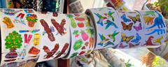 New Retro and Vintage Hambly Studios Sparkly Stickers Off the Roll: You Choose!